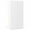 Westwing Collection Armoire modulaire blanche Leon, largeur 100 cm, plusieurs variantes, Basic Interior, hauteur 200 cm