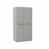 Westwing Collection Armoire modulaire grise Charlotte, larg. 100 cm, plusieurs variantes, Basic Interior, hauteur 200 cm