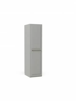 Westwing Collection Armoire modulaire grise Charlotte, larg. 50 cm, plusieurs variantes, Basic Interior, hauteur 200 cm