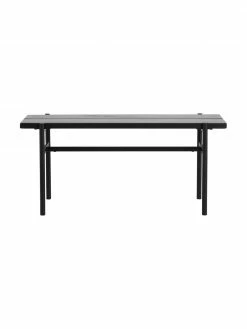 Nordal Banquette bois noir Mara, larg. 100 x haut. 46 cmDisponibilité limitée