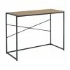 Bureau &eacute;troit en bois et m&eacute;tal Seaford, larg. 100 x prof. 45 cm