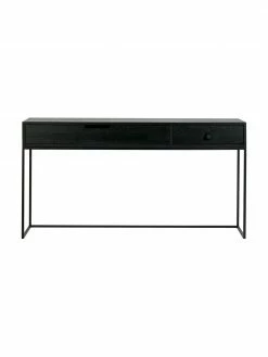 Console avec 2 tiroirs Silas, larg. 140 x prof. 40 cm