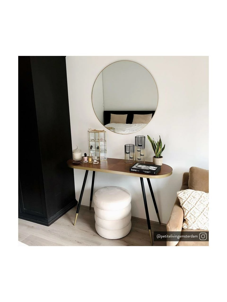 Console avec plateau ovale Denise, larg. 121 x prof. 41 cm â Image 6