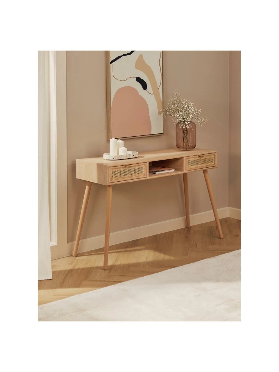 Console rustique Cayetana, larg. 120 x haut. 76 cm – Image 2