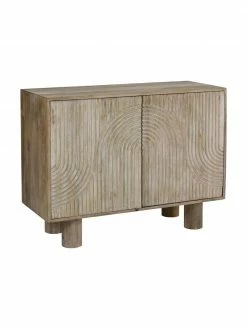Enfilade bois de manguier massif Tess, larg. 100 x haut. 75 cm
