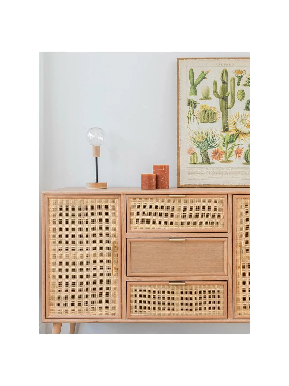 Enfilade rustique Cayetana, larg. 120 x haut. 81 cm – Image 2