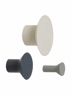 Hübsch Ensemble de patères métal Spot, 3 élém., Lot de différentes taillesDisponibilité limitée