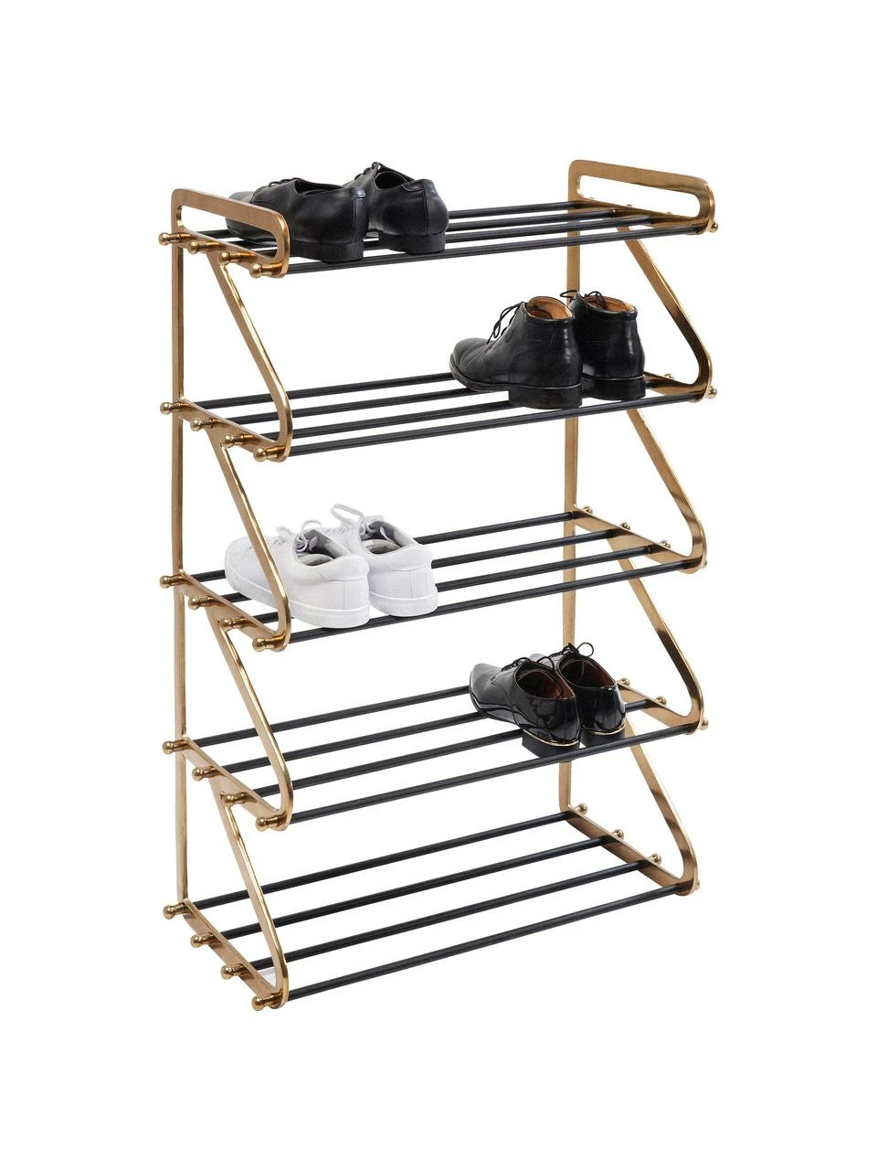 Kare Design Étagère à chaussures 5 niveaux Walk, larg. 66 x haut. 100 cm – Image 4