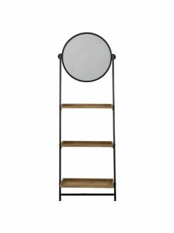 Étagère avec miroir Picoli, larg. 54 x haut. 160 cm