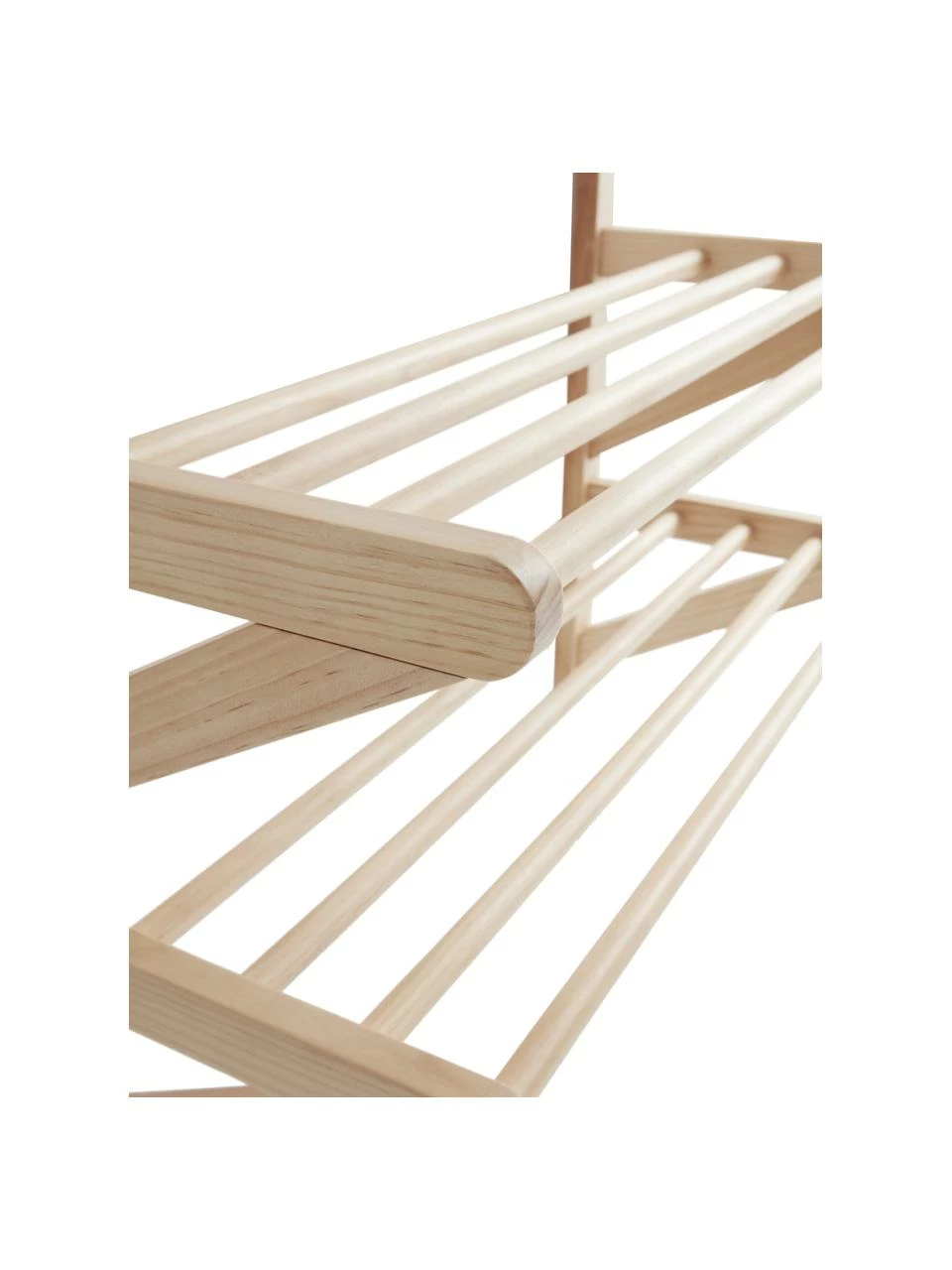 Meuble d'entrée mural bois de pin Cole, larg. 75 x prof. 32 cm â Image 5