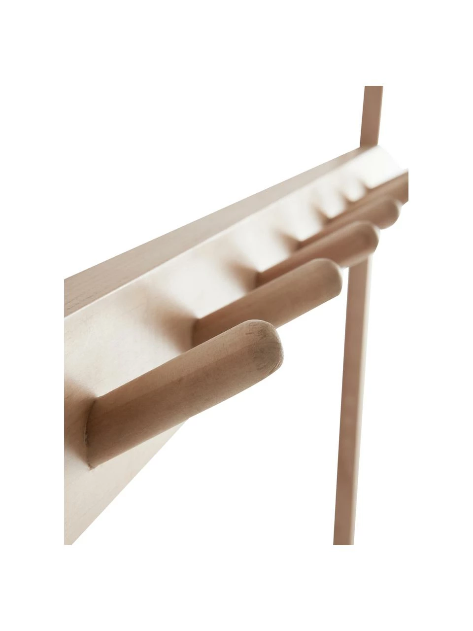 Meuble d'entrée mural bois de pin Cole, larg. 75 x prof. 32 cm â Image 6