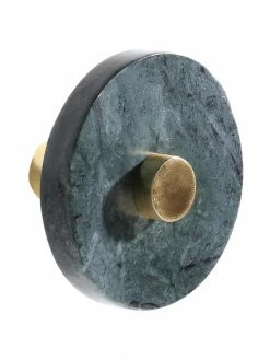 Patère en marbre Jona, Ø 5 x prof. 8 cm