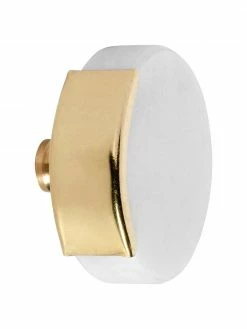 Nordal Patère marbre Circle, 6 pièces, Ø 4 x prof. 3 cm