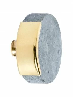 Nordal Patère marbre Circle, 6 pièces, Ø 4 x prof. 3 cm