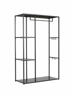 Penderie ouverte métallique Preston, larg. 110 x haut. 170 cmDisponibilité limitée
