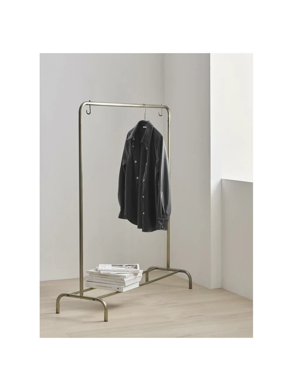 Porte-manteau métal couleur dorée Industri, larg. 110 x haut. 131 cm â Image 2