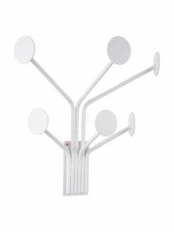 Present Time Portemanteau mural blanc Wall Dots, larg. 27 x haut. 27 cm