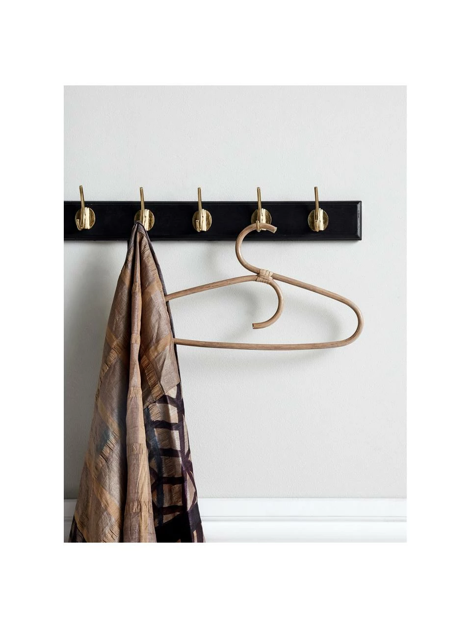 Nordal Portemanteau mural en bois Edgy, larg. 60 x haut. 7 cm – Image 2