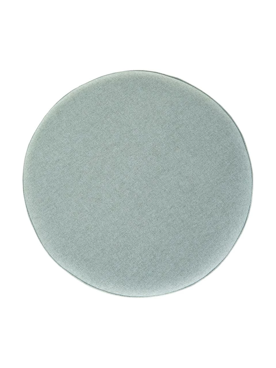 Westwing Collection Pouf rond bleu-vert Daisy, Ø 38 x haut. 45 cm – Image 4