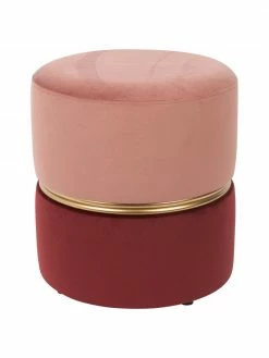 Pouf velours Bubbly, Ă 35 x haut. 39 cm