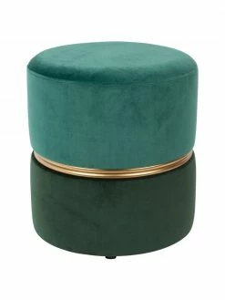 Pouf velours Bubbly, Ă 35 x haut. 39 cm