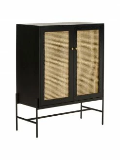 Westwing Collection Rangement avec cannage Vienna, larg. 100 x haut. 120 cm