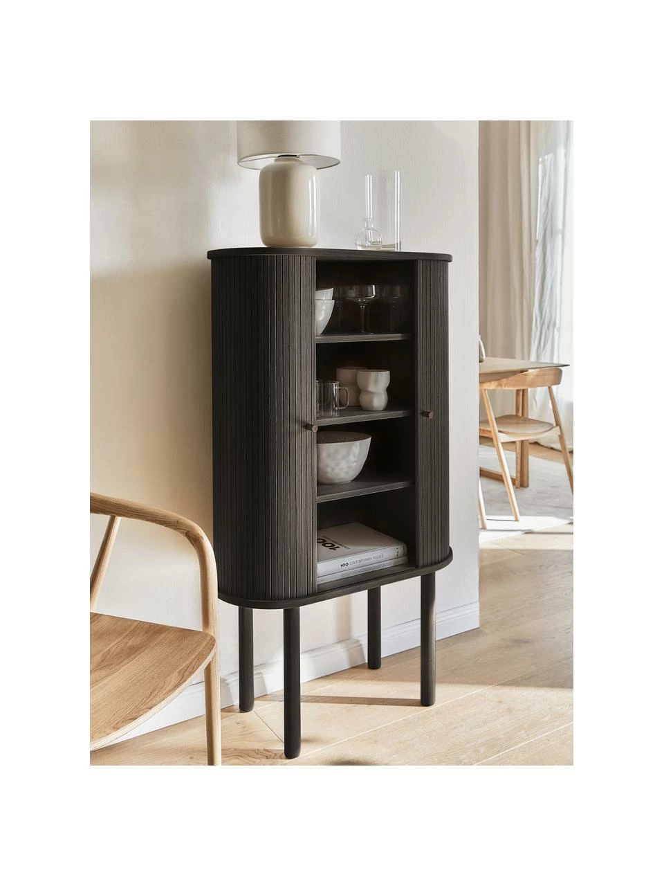 Westwing Collection Rangement moderne Calary, larg. 75 x haut. 130 cm – Image 2